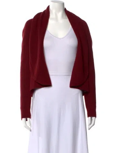 Pre-owned Max Mara Cowl Neck Sweater In Burgundy