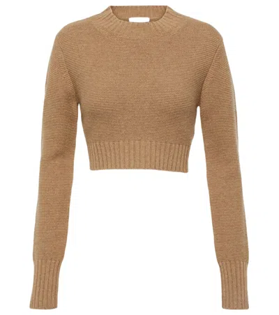 Max Mara Cozy Cashmere Knit Women's Sweater In Camel