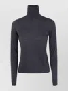 Max Mara Cozy Turtleneck Knit Sweater With Long Sleeves In Multi