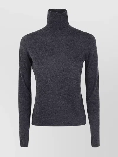 MAX MARA COZY TURTLENECK KNIT SWEATER WITH LONG SLEEVES