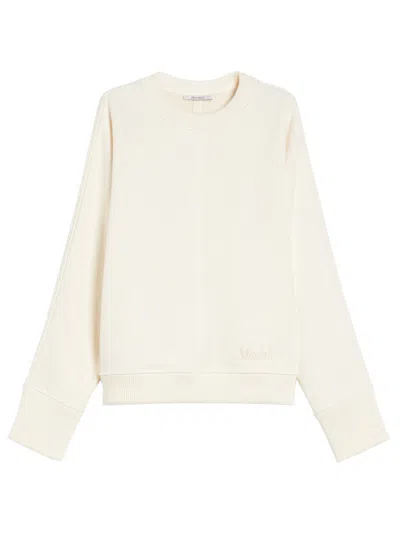 Max Mara Cral Sweatshirt In Neutral