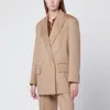 Max Mara Olimpia Jacket In Camel Sable In Brown