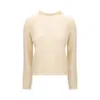 Max Mara Cream Polyamide Sweatshirt In Neutral