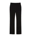 Max Mara Tailored Trousers With Belt Loops And Pockets In Black