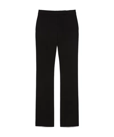MAX MARA FLARED SABLE TROUSERS