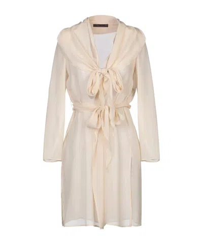 Max Mara Crepe Cardigans In Nude