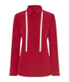 Max Mara Apollo Long-sleeved Silk Shirt