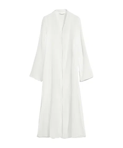 Max Mara Crepe Jacket In White