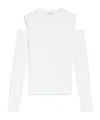 Max Mara Vik Cold Shoulder Sweater In Neutrophil