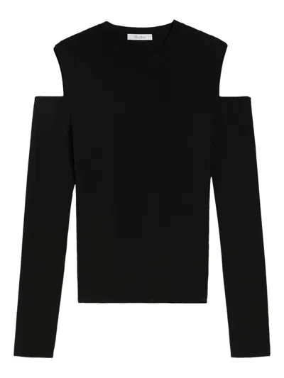 MAX MARA CREPE-TEXTURE SWEATER