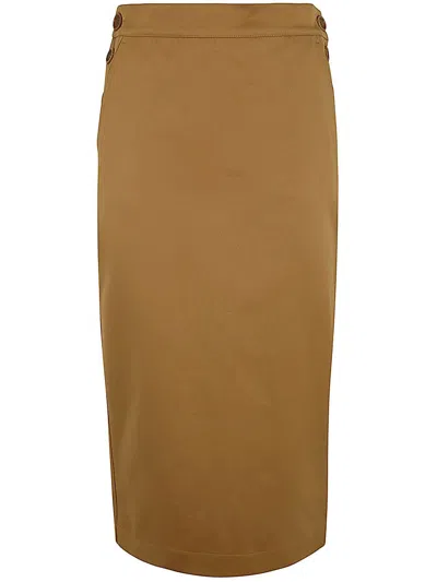 Max Mara Cresta Skirt In Beige