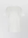 Max Mara Crew Neck Cotton T-shirt By Mango