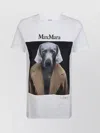 Max Mara Crew Neck Graphic Print Lightweight T-shirt