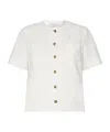 Max Mara Crew Neck Jacket In White