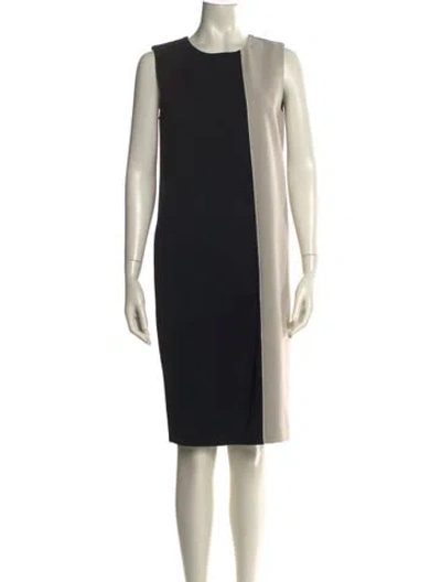 Pre-owned Max Mara Crew Neck Knee-length Dress