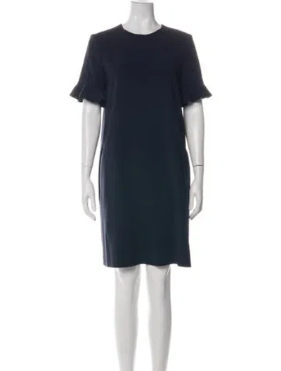 Pre-owned Max Mara Crew Neck Knee-length Dress In Multi