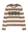 Max Mara 1951 Embroidery Wool Striped Sweater Clothing In Multi
