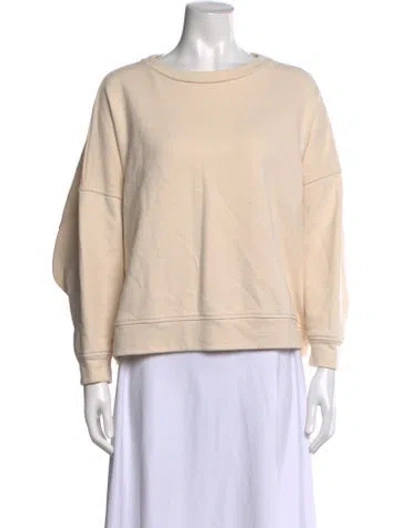 Pre-owned Max Mara Crew Neck Long Sleeve Sweatshirt In Neutral