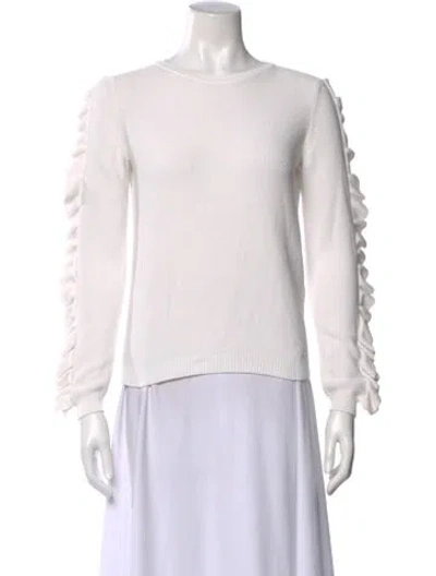 Pre-owned Max Mara Crew Neck Long Sleeve Top In Pink