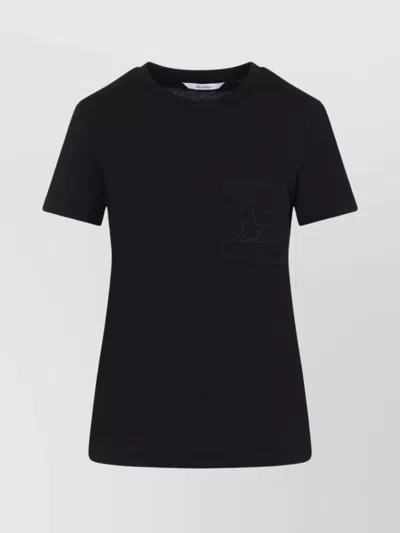 MAX MARA CREW NECK POCKET T-SHIRT