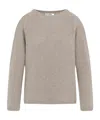 Max Mara Cashmere And Wool Sweater In Gray