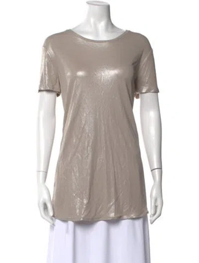 Pre-owned Max Mara Crew Neck Short Sleeve T-shirt