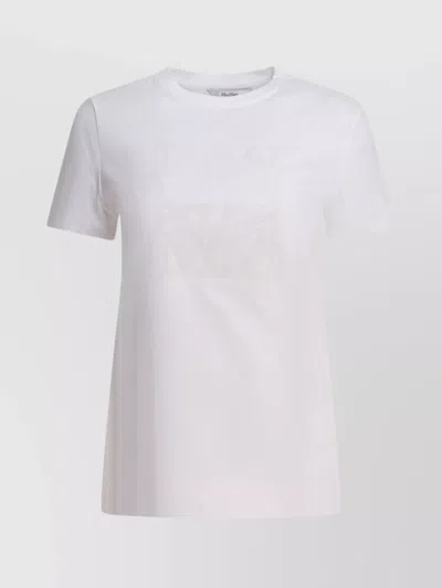 MAX MARA CREW NECK SHORT SLEEVES SOFT FABRIC TOPS