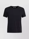 Max Mara Crew Neck Short Sleeves Tops In Black