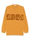 Max Mara Fido Crew Neck Embroidered Knit Sweater