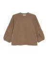 Max Mara Womens Hazelnut Brown Ampex Round-neck Wool And Cashmere-blend Jumper In Brown