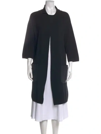 Pre-owned Max Mara Crew Neck Sweater In Black