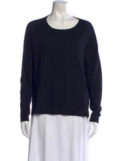 Pre-owned Max Mara Crew Neck Sweater In Black
