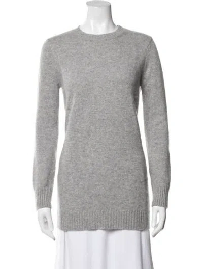 Pre-owned Max Mara Crew Neck Sweater In Gray