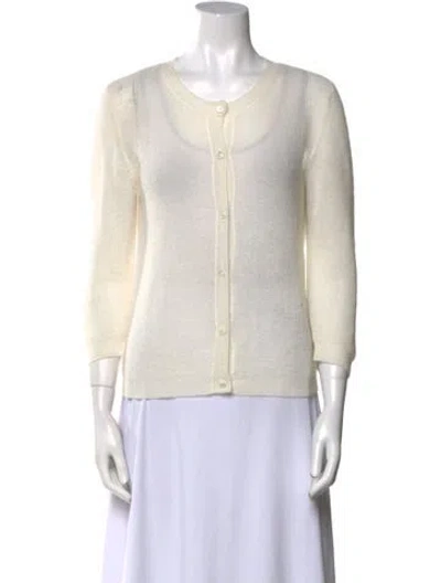 Pre-owned Max Mara Crew Neck Sweater In Neutral