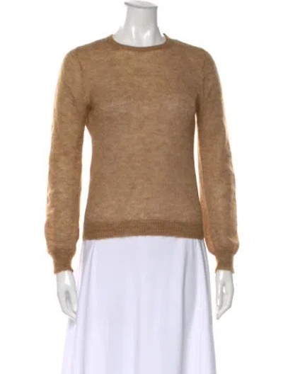 Pre-owned Max Mara Crew Neck Sweater In Neutral