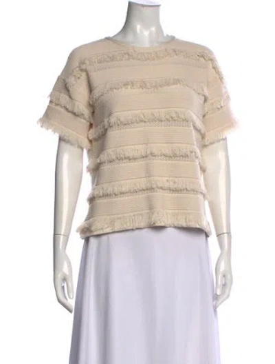 Pre-owned Max Mara Crew Neck Sweater In Neutral