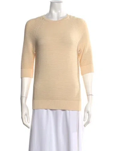 Pre-owned Max Mara Crew Neck Sweater In Neutral