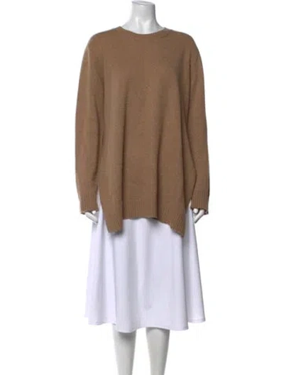 Pre-owned Max Mara Crew Neck Sweater In Neutrals