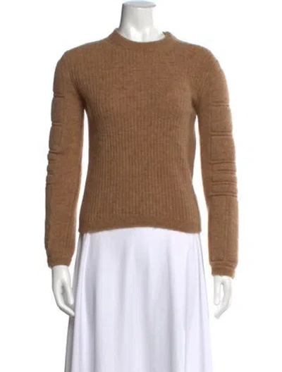 Pre-owned Max Mara Crew Neck Sweater In Neutrals