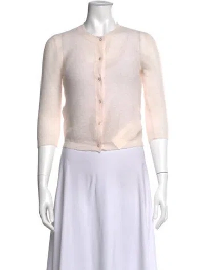 Pre-owned Max Mara Crew Neck Sweater In Neutrals