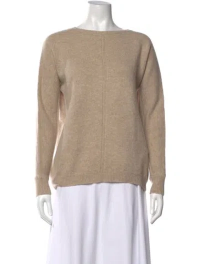 Pre-owned Max Mara Crew Neck Sweater In Neutrals