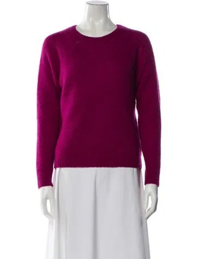 Pre-owned Max Mara Crew Neck Sweater In Pink