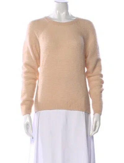 Pre-owned Max Mara Crew Neck Sweater In Pink