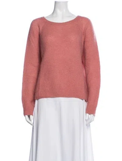 Pre-owned Max Mara Crew Neck Sweater In Pink