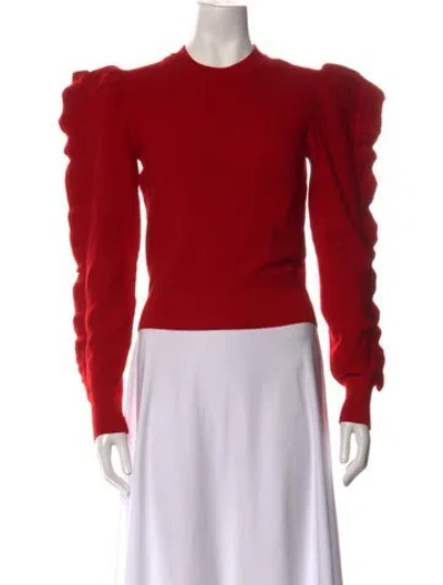 Pre-owned Max Mara Crew Neck Sweater In Red