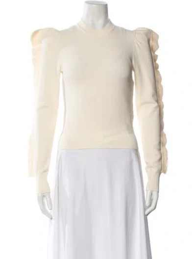 Pre-owned Max Mara Crew Neck Sweater W/ Tags In Neutral
