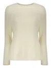 Max Mara Veloce Lightweight Cashmere Turtleneck In White