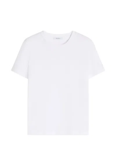 Max Mara Printed Silk Crepe De Chine Blouse In White