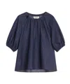 Max Mara Talia Ballon Sleeve Top