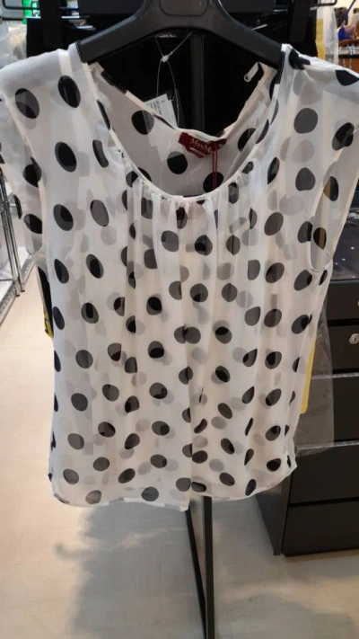 Max Mara Crew Neck Top In Multi